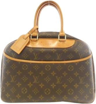 Louis Vuitton Pre-owned Handbags, female, Brown, Size: ONE SIZE Pre-owned Vintage Coated Canvas Handbag