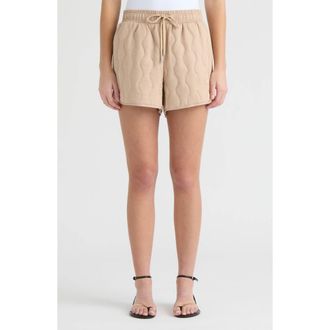 Hunter Quilted Drawstring Shorts in Clay at Nordstrom Rack, Size X-Small