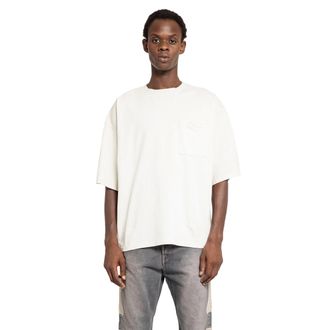 KAPITAL Jersey 2tones big Pocket (bone) t-shirt