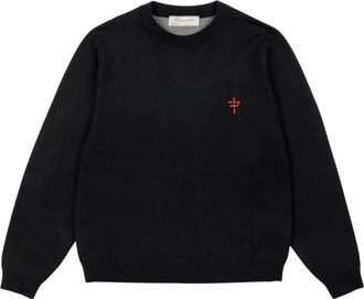 PROPAGANDA Cherry Hoodie - Heren - Ronde hals truien - Zwart - XL - Katoen - Truien & Vesten