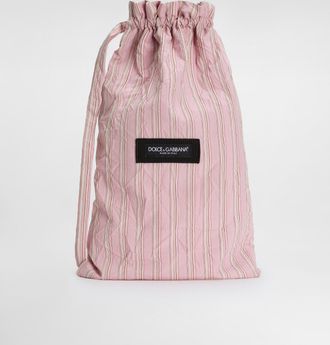 Dolce & Gabbana Striped Froiss&eacute; Crossbody Bag - Man Shoppers Multicolor Onesize