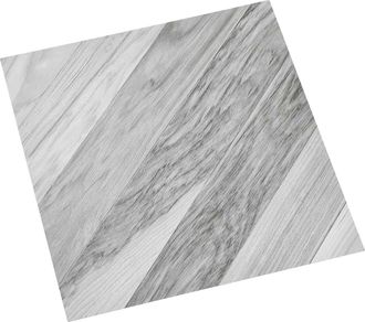 vidaXL Tablones De Suelo Autoadhesivos Raya Gris 30,5 X 30,5 Cm Vidaxl