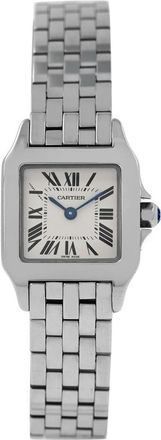 Cartier Pre-owned Cartier Santos Demoiselle White Dial Ladies Watch W25064Z5