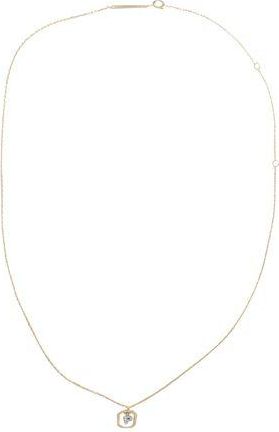 P D PAOLA Mini Letter P Necklace
