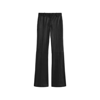 Joseph Tafira Stretchleren Broek - Dames - Leren Broeken - Zwart - S - Katoen - Broeken