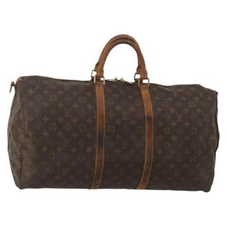 Louis Vuitton Pre-owned Keepall 55 Boston Bag - unisex - Louis Vuitton Vintage - Vintage Weekend Bags - Brown - ONE SIZE - Pre-owned