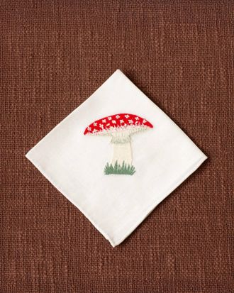 Alix of Bohemia Cai Mushroom Handkerchief In White