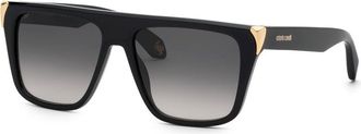 Roberto Cavalli SRC094M 0700 Mens Sunglasses Black Size 57