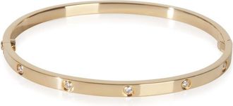 Cartier Pre-Owned Cartier Yellow Gold Diamond Small Model Love Bracelet