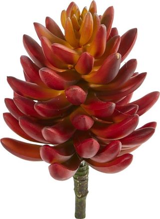 Nearly Natural 7.5-in Succulent Artificial Plant in Orange at Nordstrom
