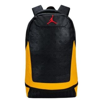 Nike Jordan Air Jordan Retro 13 Backpack Black Yellow JD2323040AD-001