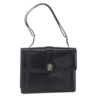 Burberry Pre-owned Shoulder Bags, female, Black, Size: ONE SIZE Pre-owned Vintage Shoulder Bag