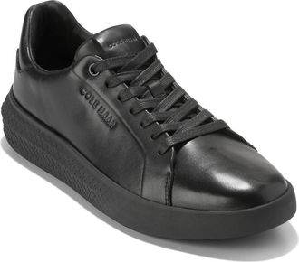Cole Haan Grand Hurrion Cup LTT Low Top Sneaker in Black /Black at Nordstrom Rack, Size 11.5