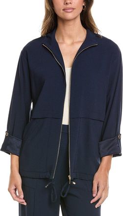 St. John Mock Neck Jacket