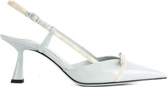 Jimmy Choo London 65mm Camila lakleren slingback pumps - Groen