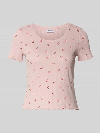 Jake*s Casual Pyjama-Oberteil mit Muschelsaum in Hellrosa, Gr&ouml;&szlig;e XXL