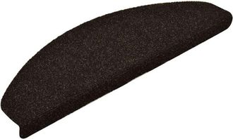 vidaXL Vidaxl - Stair Mats Self-adhesive 30 pcs 65x21x4 cm Dark Brown Half Round Large