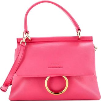Chlo&eacute; Faye Top Handle Bag Leather Small satchel - Roze