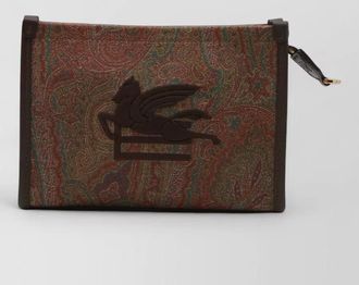 Etro arnica mini suede clutch bag