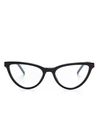 Saint Laurent Eyewear Occhiali cat-eye - Nero