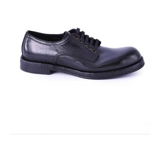 Dolce & Gabbana Business Shoes, male, Black, Size: 9 US Perugino Derby Horse Shoe