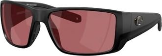 Costa Mens Blackfin Pro Polarized Sunglasses In Matte Black Rose 580G