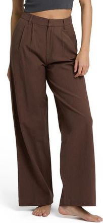 Billabong Perfect Day Pleated Pants in Teak at Nordstrom, Size X-Small