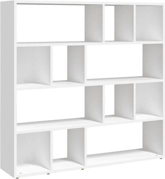 vidaXL Book Cabinet/Room Divider White 105x24x102 cm Vidaxl