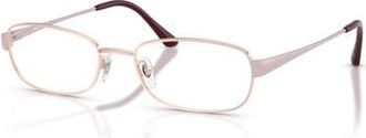 Sferoflex 53mm Irregular optical glasses in Brown at Nordstrom