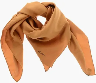 Corneliani Monochrome Silk Foulard size Unica