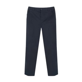 Moncler Straight-Leg Cotton Trousers - male - Moncler - Chinos - Blue - 2XL - Trousers