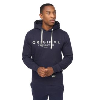 Crosshatch Heren Jamals Hoodie (Marineblauw)