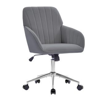 STILVORA Stilvora Sedia Da Ufficio Ergonomica Con Poggiapiedi E Supporto Lombare Ad Aria, Pelle, Nero