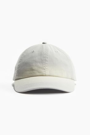 H&M Cap aus Baumwolltwill - Grau