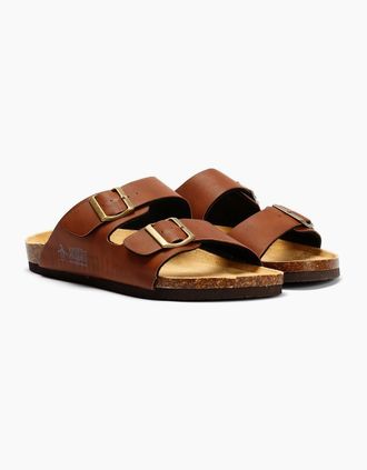 Original Penguin Mens Penguin Port 2 Mens Whiskey Sandals - Brown - Size: 9