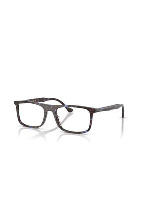 Ray-Ban 55mm Rectangle optical glasses in Blue at Nordstrom
