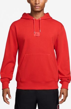 Nike Jordan Flight Fleece Hoodie in Chile Red/Gym Red at Nordstrom, Size Medium