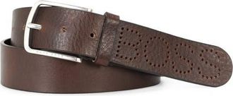 BOSS Sander SZ40 Belt in Dark Brown at Nordstrom
