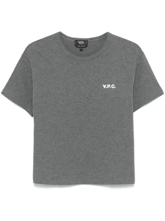 A.P.C. Boxy Petit VPC T-shirt - Grijs