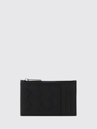 Bottega Veneta Intrecciato Leather Card Holder with Zipped Coin Purse