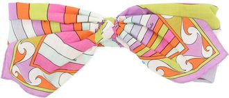 Pucci Iride-print Knotted Headband