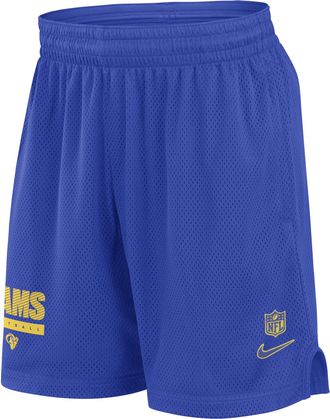 Nike Los Angeles Rams Sideline Nike Mens Dri-FIT NFL Shorts in Blue | 02EO945Z95-ZLE