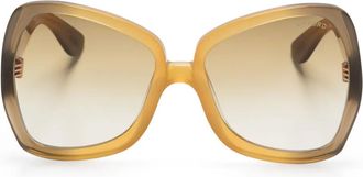 Tom Ford Eyewear Occhiali da sole Jerry - Marrone