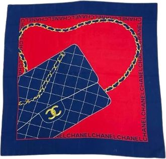 Chanel Pre-owned Scarves, female, Multicolor, Size: ONE SIZE Pre-owned Silk Scarf