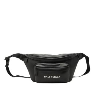 Balenciaga Pre-owned Vintage Belt Bag - Dames - Pre-owned - Zwart - Maat: ONE Size Leer