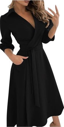 Generic Party Dresses for Women UK Clearance Xmas Dresses for Women UK Dresses for Women UK Clearance Wedding Guest Dresses Womens Pinafore Dresses Ladies Kni