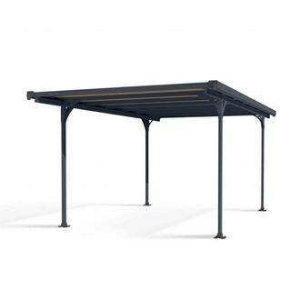 Palram Carport Verona 5000 - Polycarbonate - L504 x W299 x H217 cm - Grey