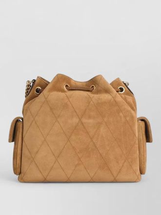 Tory Burch medium charlie matelass&eacute; chain shoulder bag