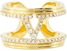 Valentino Garavani Ovalette Ring - Dames - Ringen - Geel - 50 MM - Accessoires