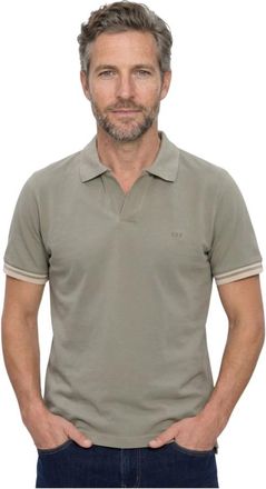Fay Heren, Tops, Groen, Maat: 2XL Katoen